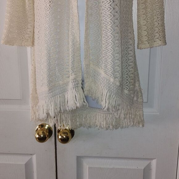 Self esteem ivory open front cardigan Sz M NWOT - Picture 2 of 5